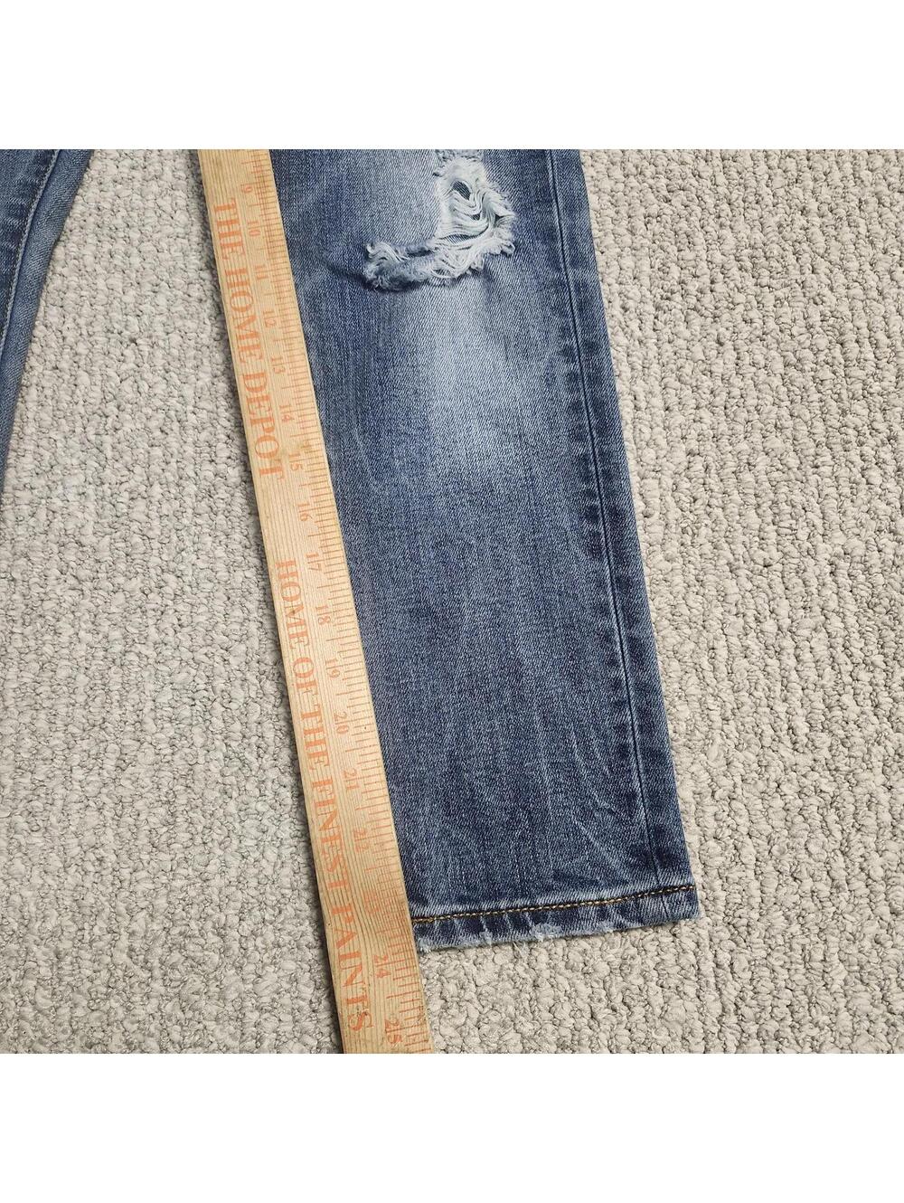 BKE Jeans Stella Skinny Blue Cropped Women’s Size 28 - Picture 3 of 10